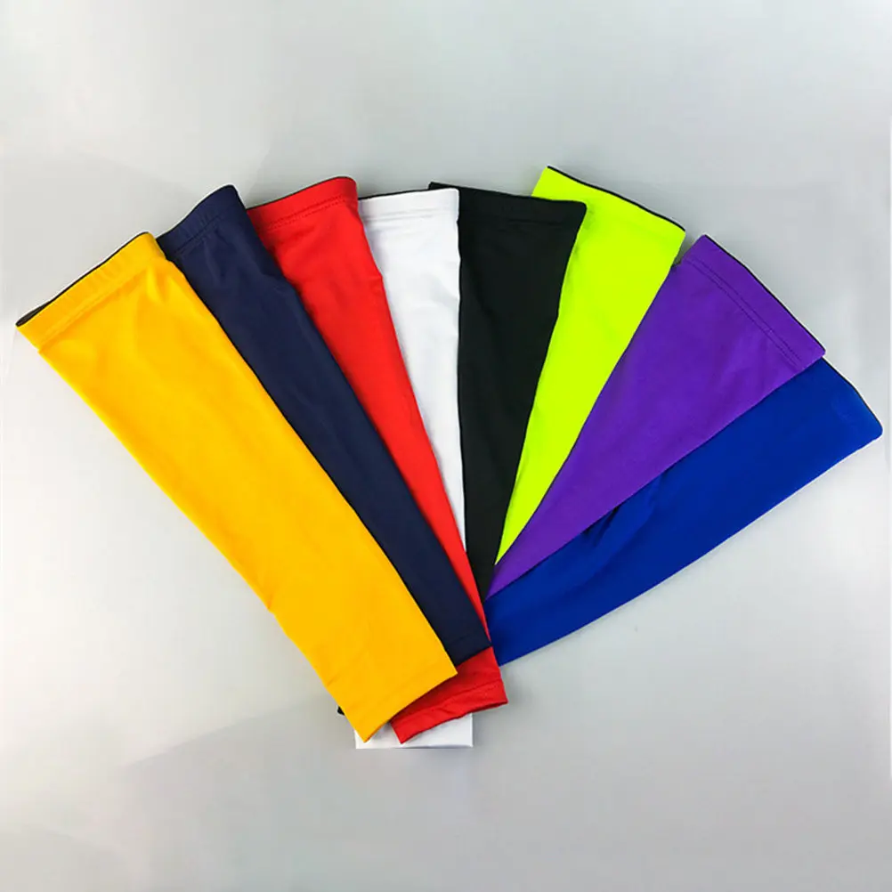 

1Pair Elbow Protection Sleeve with Sun Shield Padded Arm Guard for Impact Resistance Flexible Mobility Support Ideal Basketball