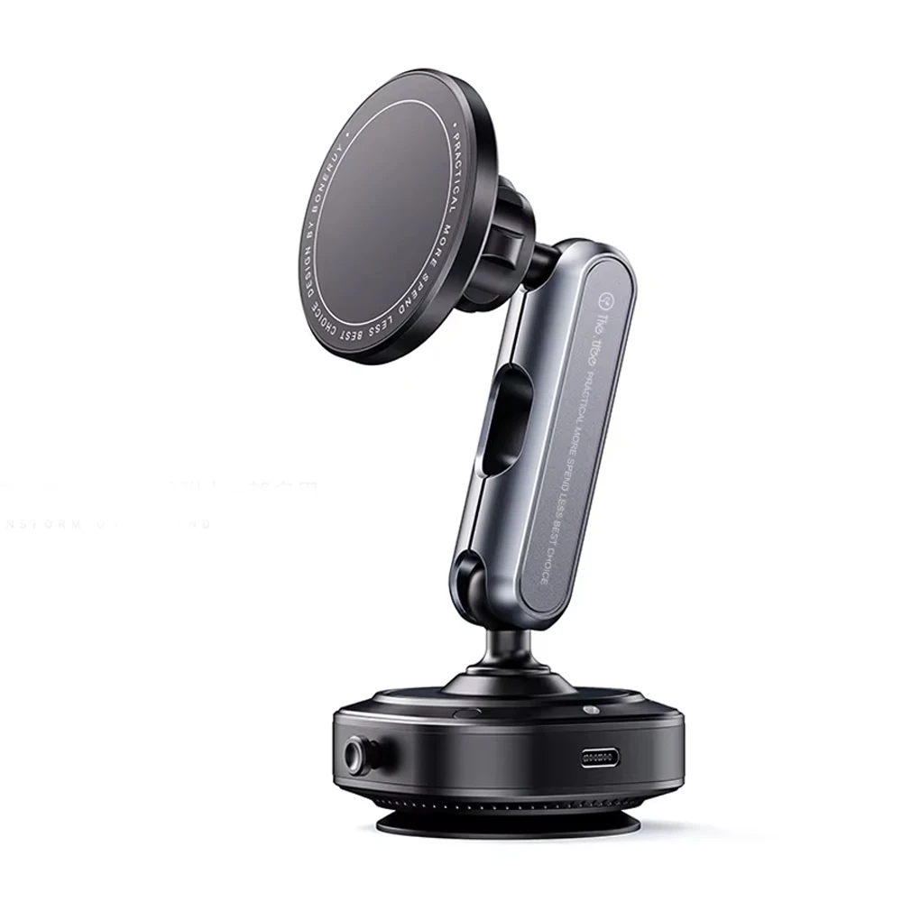 

Electric Vacuum Car Mount for Action Camera 360° Adjustable Aluminum Holder Compatible with DJI AKASO GoPro Insta360 Series