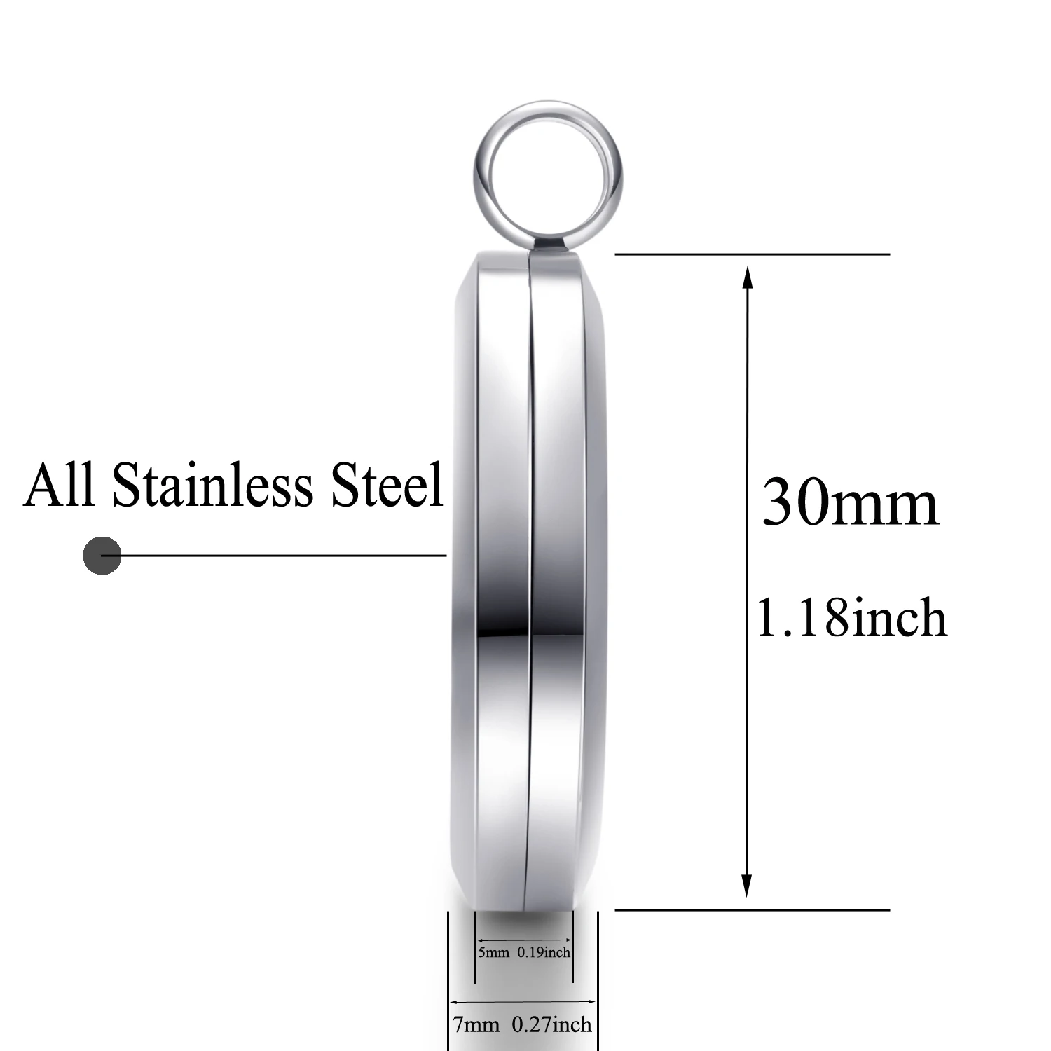 All Stainless Steel Jesus Cross Wing Wave Air Freshener Perfume Oil Diffuser 30mm Locket Jewelry Pendant Necklace For Women Men