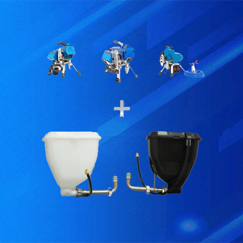 6L small electric airless spraying machine hopper Household airless spraying machine hopper