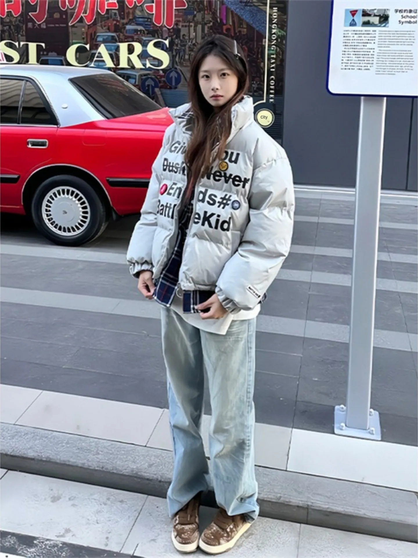 

Мужская хлопковая куртка Cleanfit: утепленная, на флисовой подкладке, с большим воротником, теплая, повседневная, на молнии, с длинными рукавами