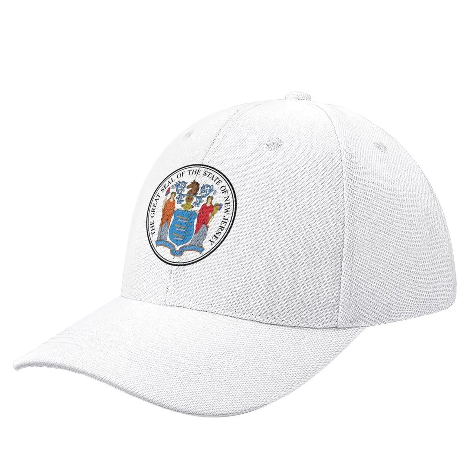 New Jersey State Seal Baseball Cap Golf |-F-| Snapback Cap Women's Men's