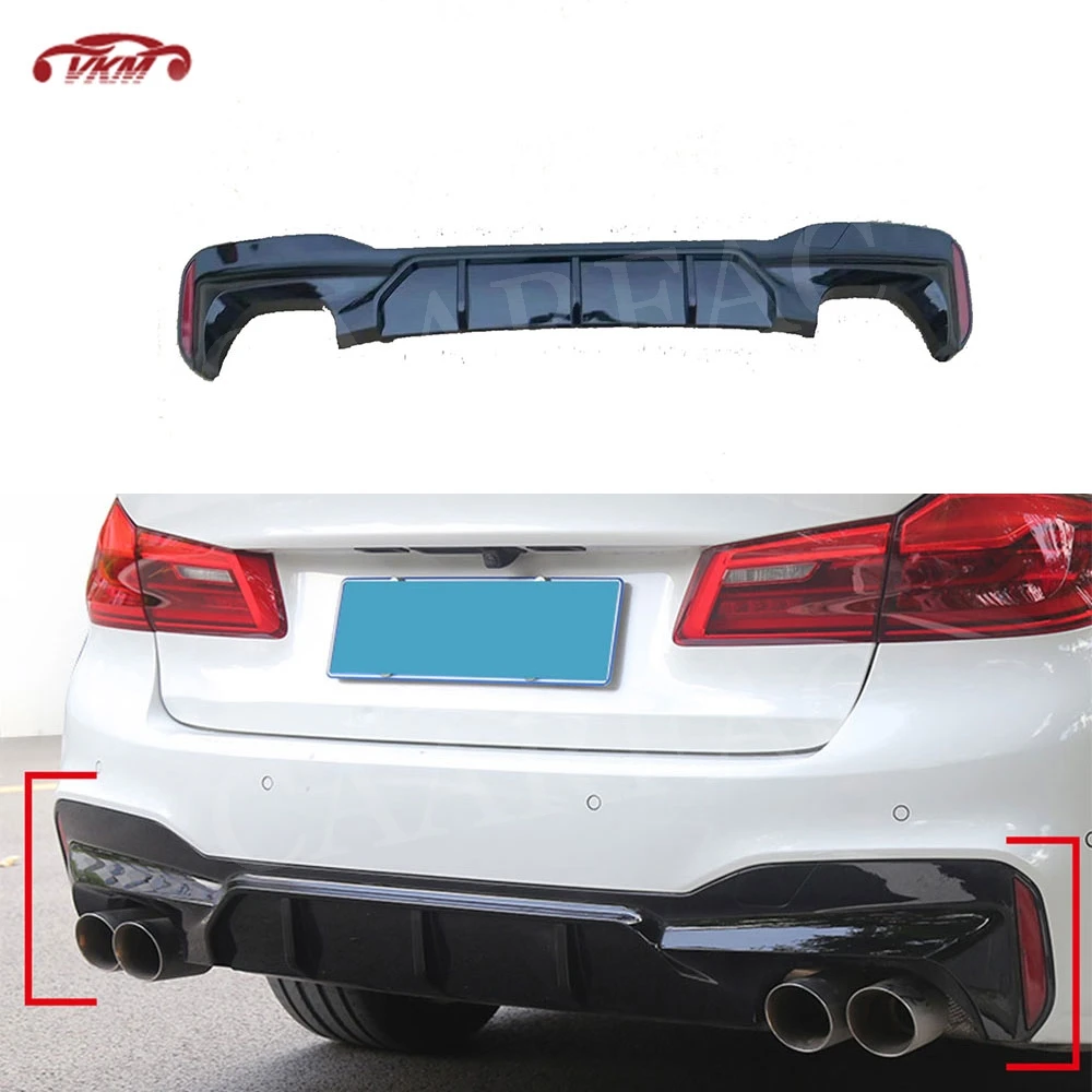 

For G30 ABS Rear Lip Spoiler Bumper Diffuser Body Kits Splitter for BMW 5 Series G31 G38 M TECH M Sport 2017- 2023 Car Styling