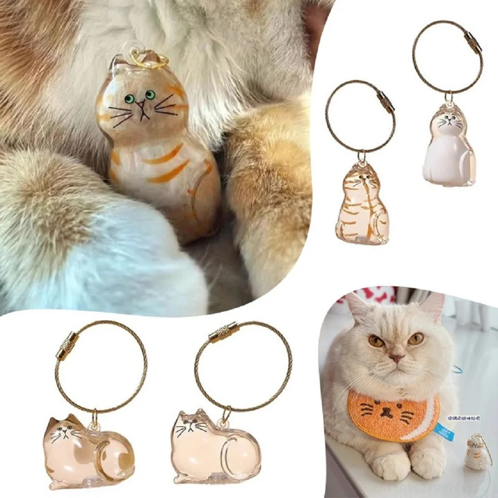 

Pet Hair Keepsake Box Memorial Bottle for Cat Fur Storage Container for DIY Decoration Gift for Pet Lovers Home Display