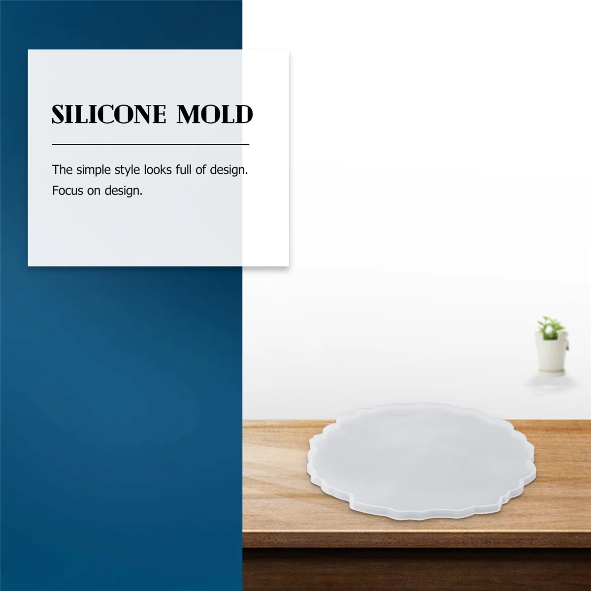 DIY кристаллическая эпоксидная форма компот качели стол круглая кружевная подставка украшение стола силиконовая форма