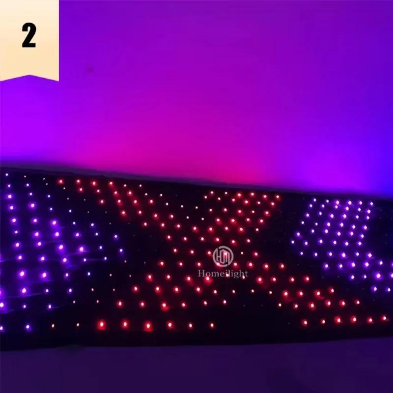 P18CM Backlight 3*4M Flexible Backdrop For Nightclub Stage Decoration RGB 3in1 LED Star Video Curtain Cloth