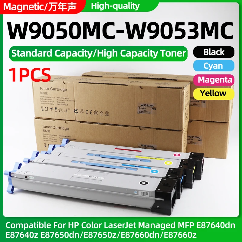 W9050MC W9051MC W9052MC W9053MC Toner Cartridge Compatible for HP Color Laser Jet Managed MFP E87640z E87650z Flow MFP 87660zx