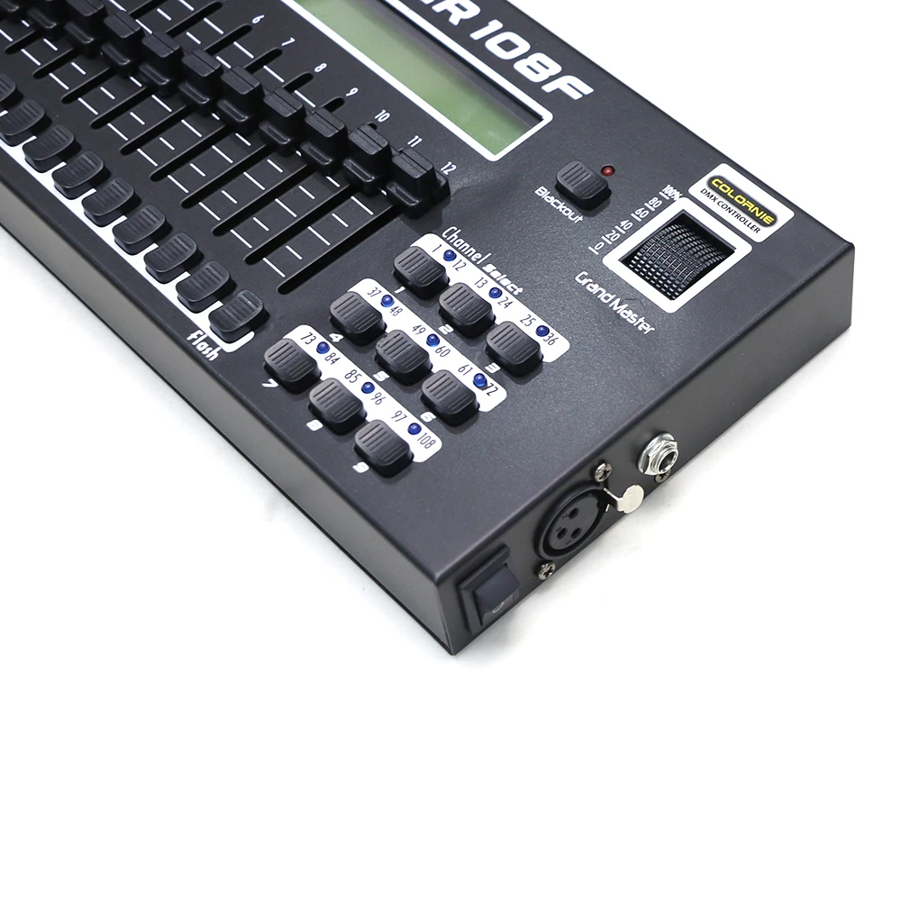 

MINI 108CH DMX Console Stage Light Controller For Live Concerts KTV DJs Clubs Equipment