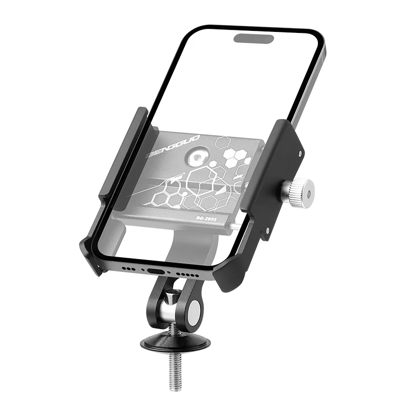 Aluminiowy uchwyt na telefon do roweru szosowego, górskiego, MTB, kompatybilny z iPhone 15 16 17 Pro Max, Samsung, Xiaomi — zdjęcie produktu 6