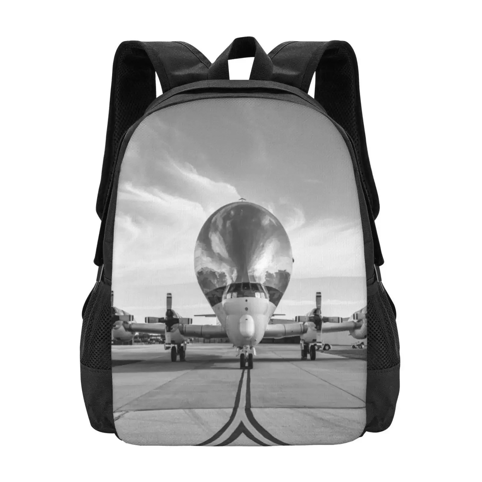 

Рюкзаки «Супер Guppy In Houston» для школы, подростков, дорожные сумки для девочек, Houston Texas, самолет, авиация, супердеuppy Old