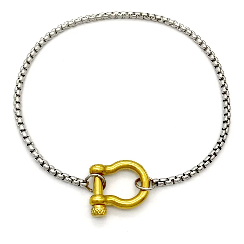 ZAKOL Personalized 18K Gold Plated Stainless Steel Rope Chain Horseshoe Necklace for Women Fashion Choker Party Jewelry image 5