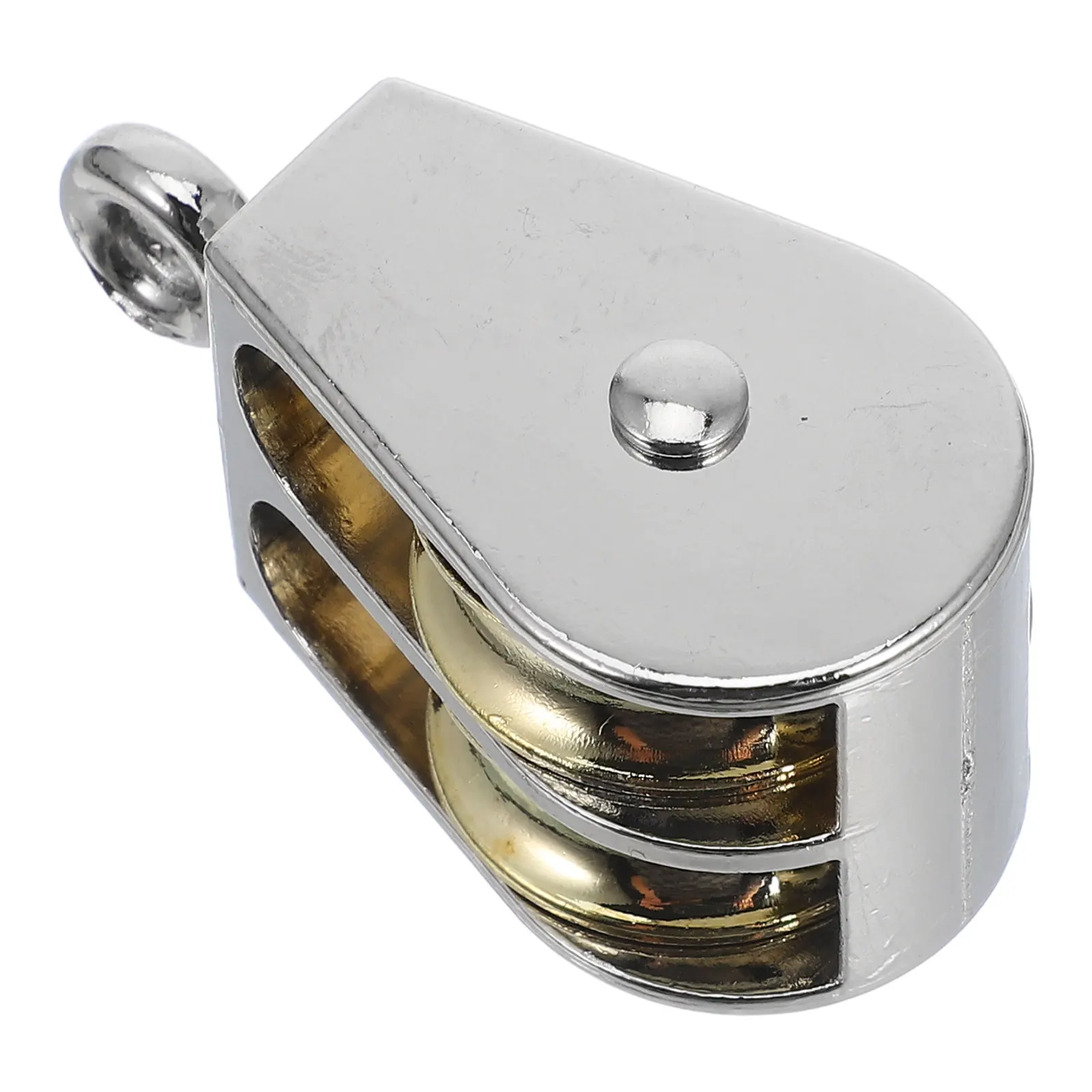 Poulie métallique fixe et durable, conception compacte pour le levage de câbles, poulie de levage robuste pour câbles, roue de levage pour cordes
