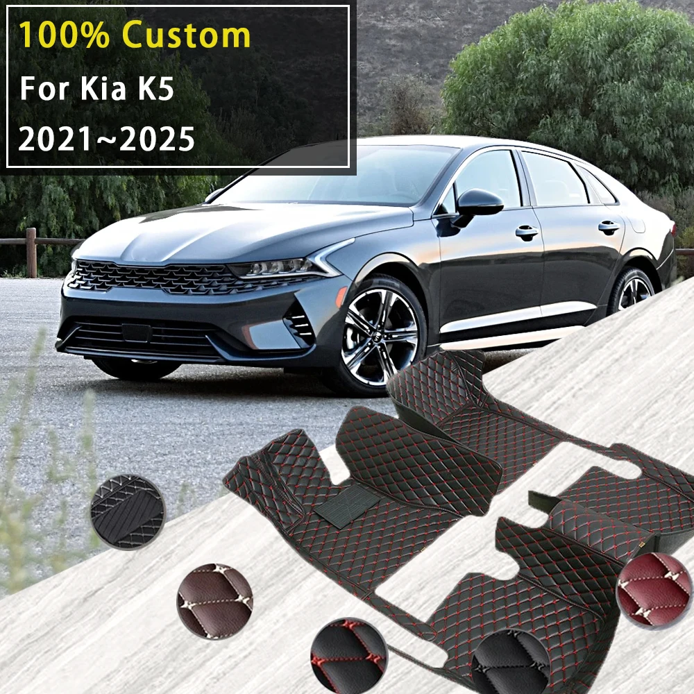 

Car Floor Mats For Kia K5 Optima DL3 MK5 2021 2022 2023 2024 2025 5seat Anti-dirty Pad Foot Carpet Auto Interior Accessories