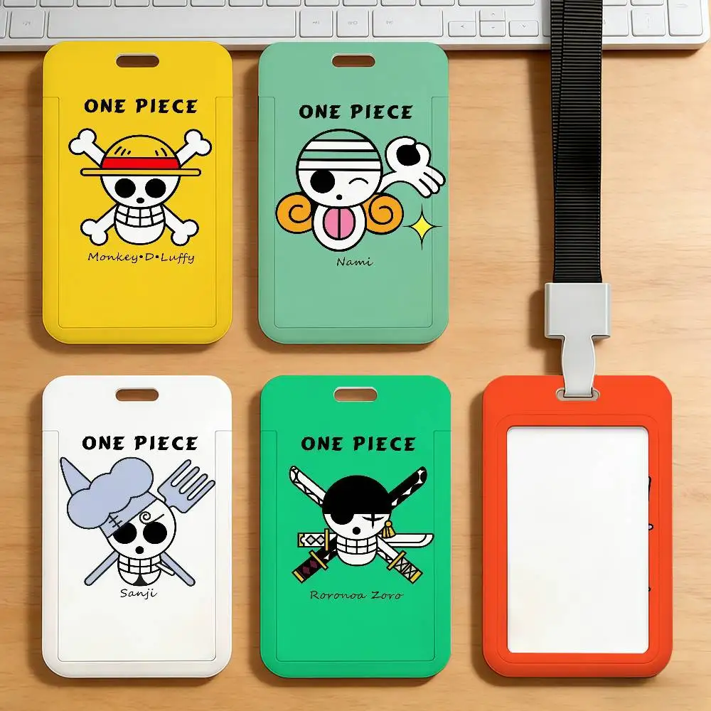 O-ONE P-PIECE Anime Card Holder Transportation Work Permit Cards ID Student Meal Cardcase