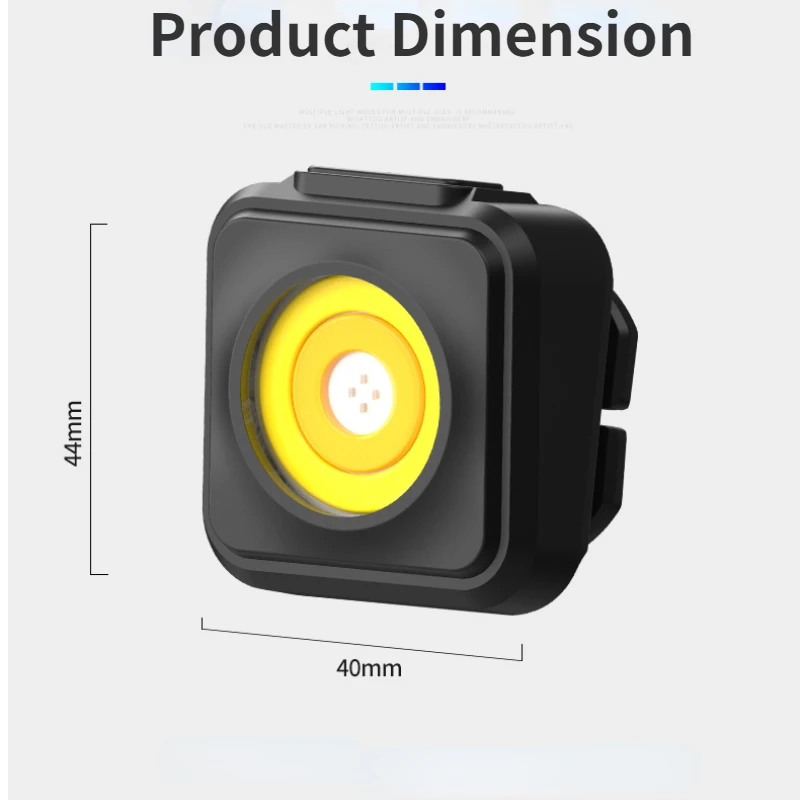 مصباح أمامي صغير محمول LED ، USB قابل لإعادة الشحن ، مصباح رأس ، مصباح أمامي COB ، خارجي ، مصباح عمل مقاوم للماء للجري ، صيد الأسماك ، ركوب الدراجات