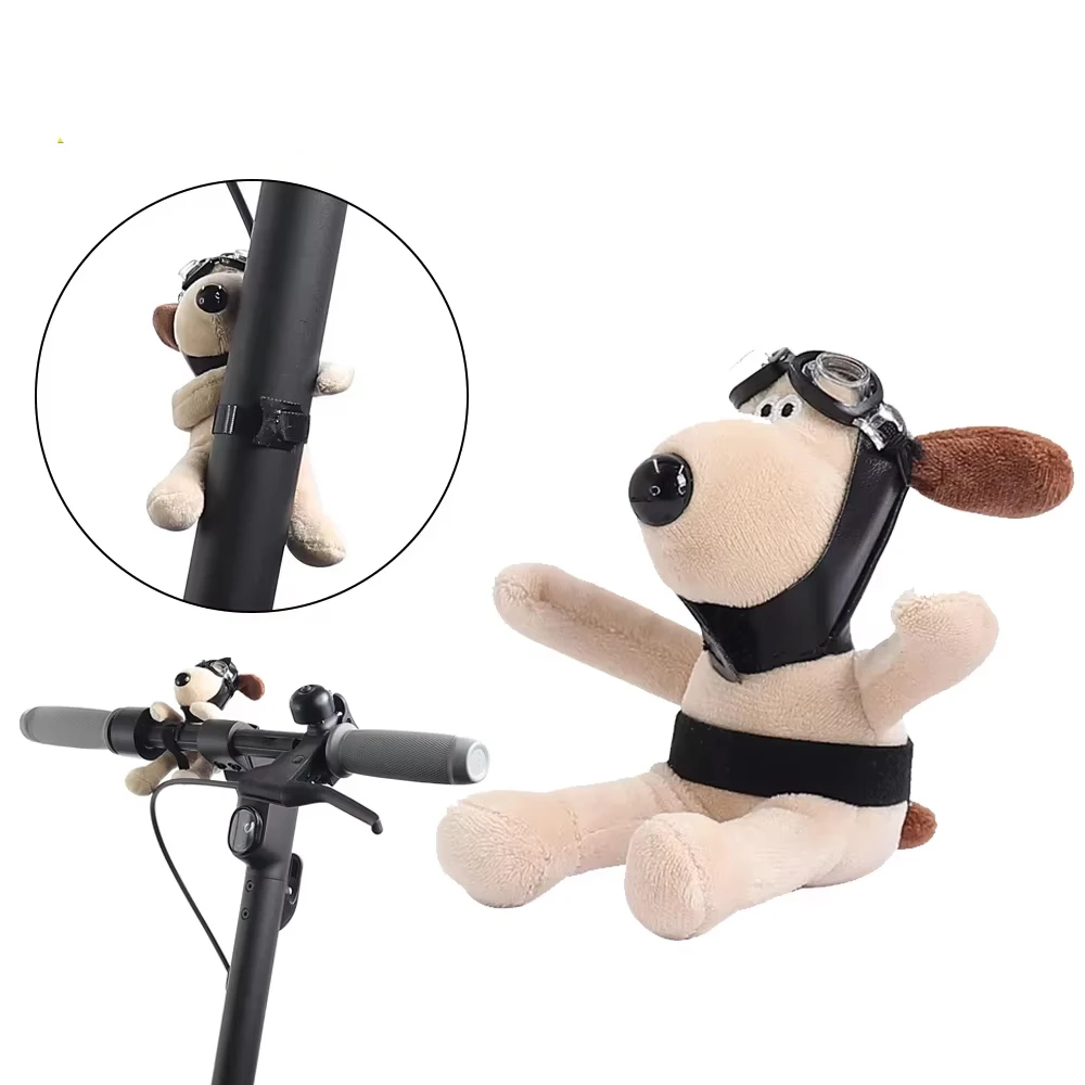 

For Xiaomi M365/Pro/1s/Pro2/Mi3/Mi4/4 Lite /4 Ultra Electric Scooter Decoration Cute Dog/panda Front Handlebar Grip accessories
