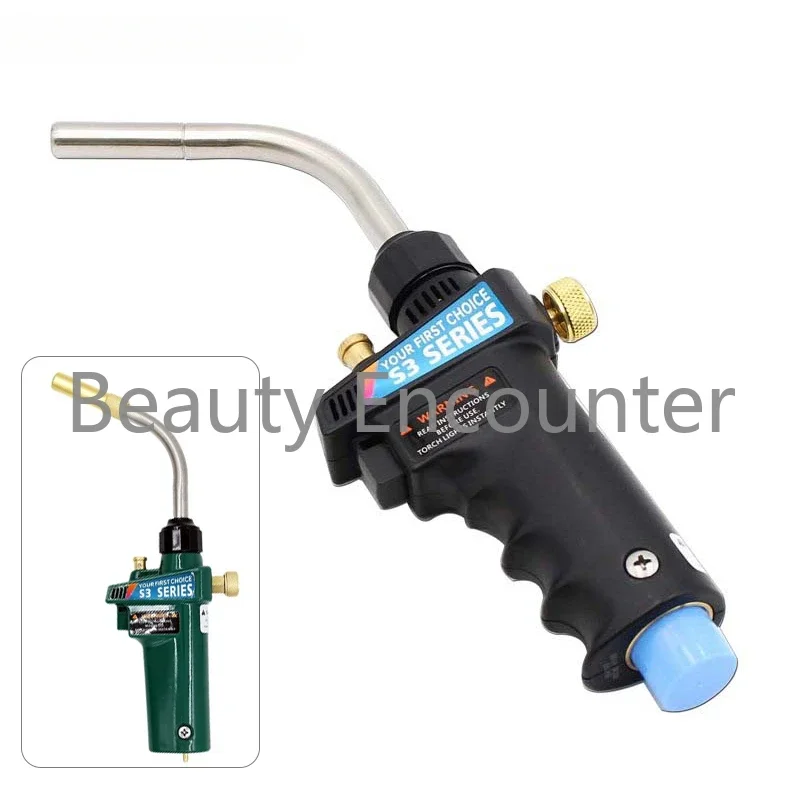 Gas Burner Portable High Heat Welding Plumbing Blow Torches Professional Brazing Torch MAPP Gas Welding Gun With Safety Lock