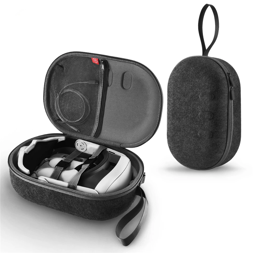 

Bag For Quest 3 VR Headset Accessories For Meta Quest 3 Portable Travel Carrying Case Hard EVA Storage Box Bag