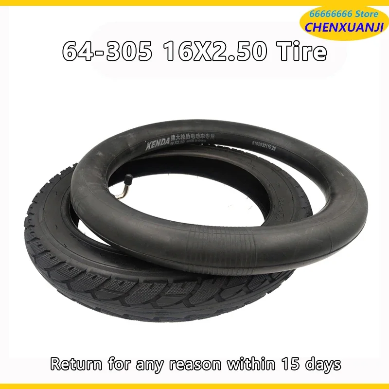 64-305 16x2.50 Tire 16 Inch Tyres 16*2.50 Tyre for Kids Bike Electric Scooters Bicycle Wheelbarrow Balance Bike BMX