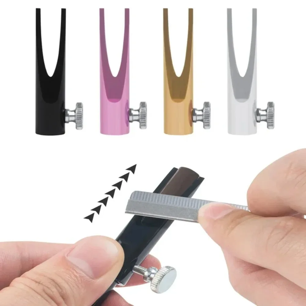 Metal Eyebrow Pencil Sharpener Double-Sided U-Shaped Pencil Sharpening Base Eyebrow Pencil Eyebrow Sharpening Slot