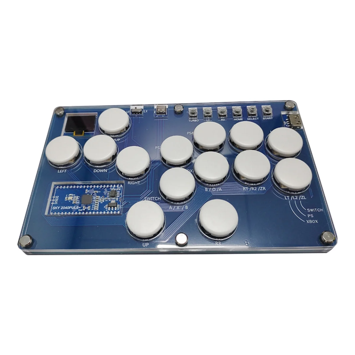 14Key Joystick Hitbox Keyboard Arcade Stick Controller for PS4/PS3/Switch/Steam Arcade Hitbox Controller Fight Sticks B