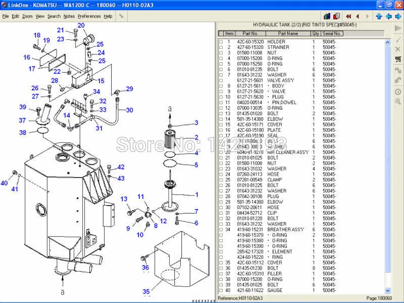 Komatsu Construction 2022 Parts Cataogs