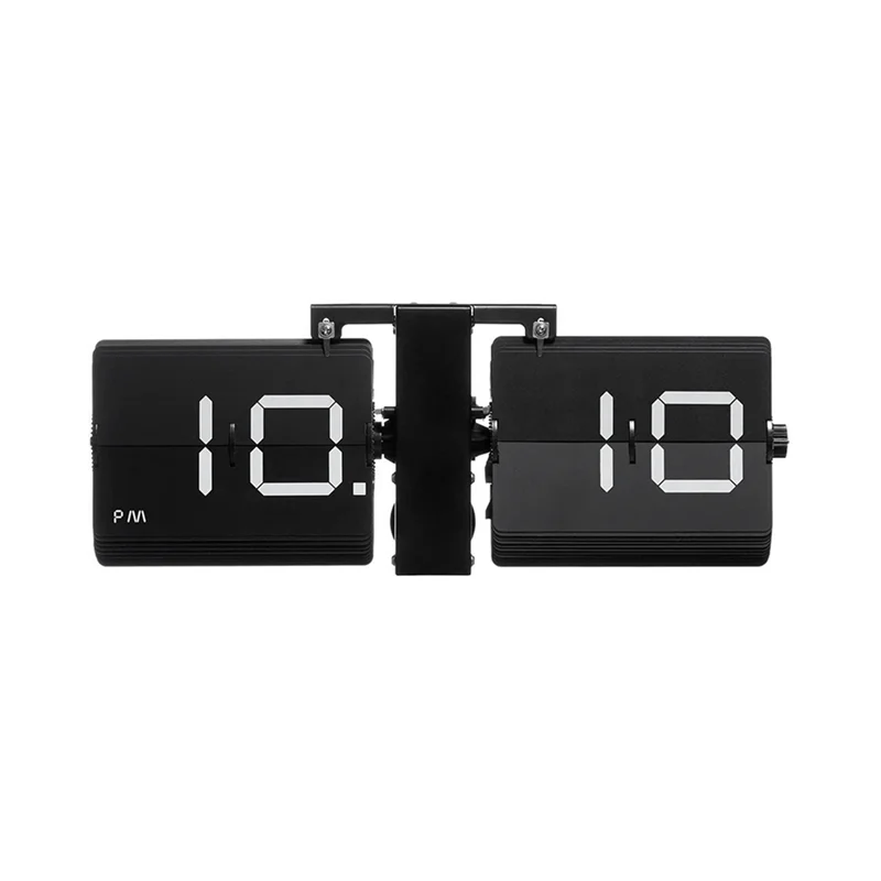 

AEA9-Flip Desk Clock Auto Flip Wall Mount Clock Flip Clock Decoration For Home Office School Hotel
