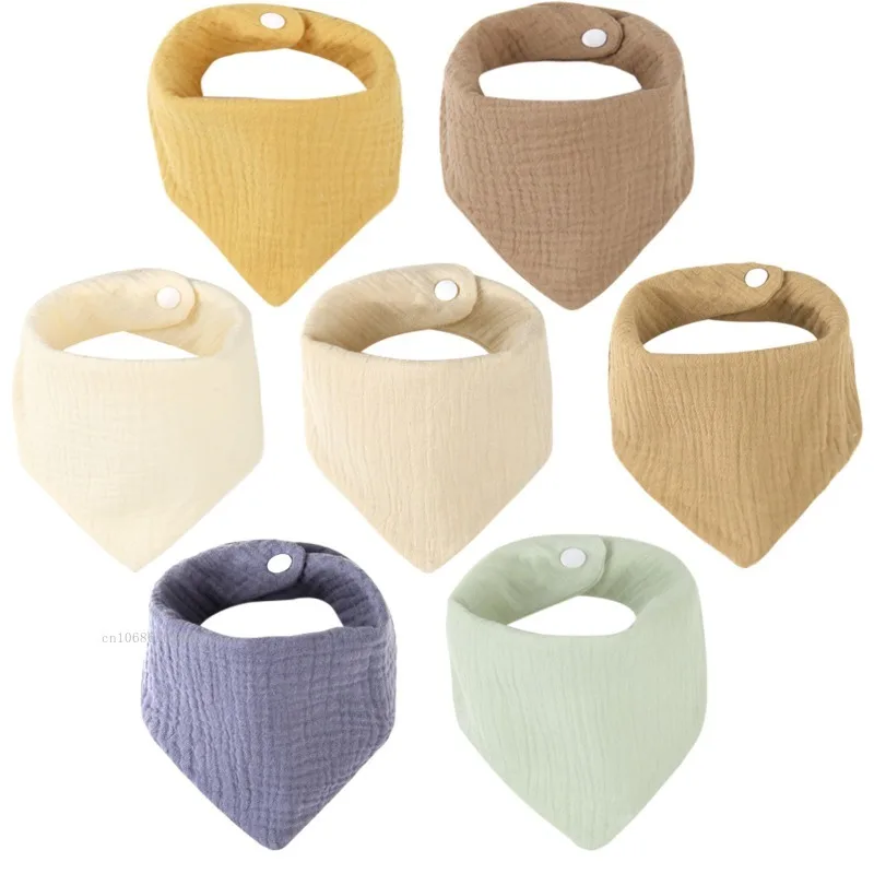 

1pcs Baby Bibs Cotton Newborn Bibs for Girls Boys,baby Triangle Towel, Pure Cotton Baby Saliva Towel