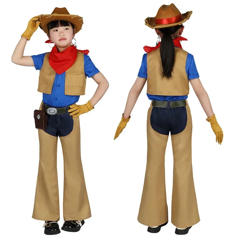 

NewChildren Knight Cowboy Swordsman Peach Cosplay Kids Girls Suits Anime Game Showtime Costume Poleplay Outfits Halloween Cloth2