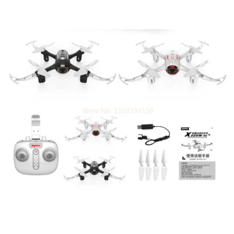 SYMA Original X22SW Rc Helicopter Quadcopter Drone Fpv Aerial Photography Mobile Phone Remote Control Aircraft