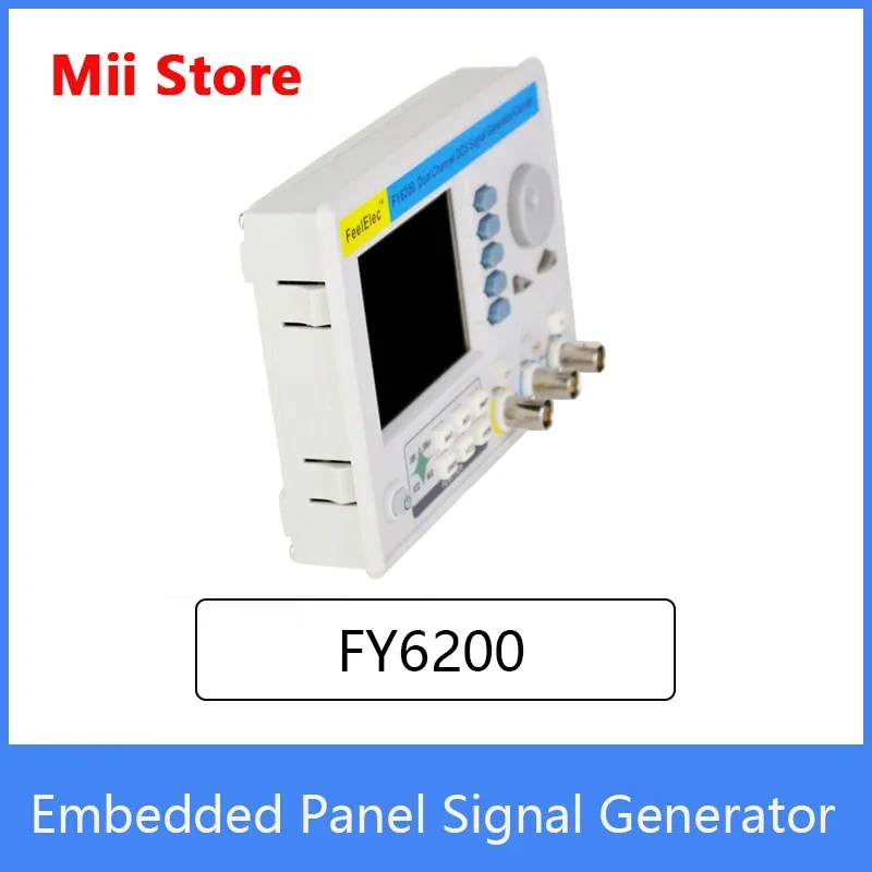 FY6200-20M dual channel function Arbitrary Waveform DDS signal generator, Frequency counting panel type signal Source