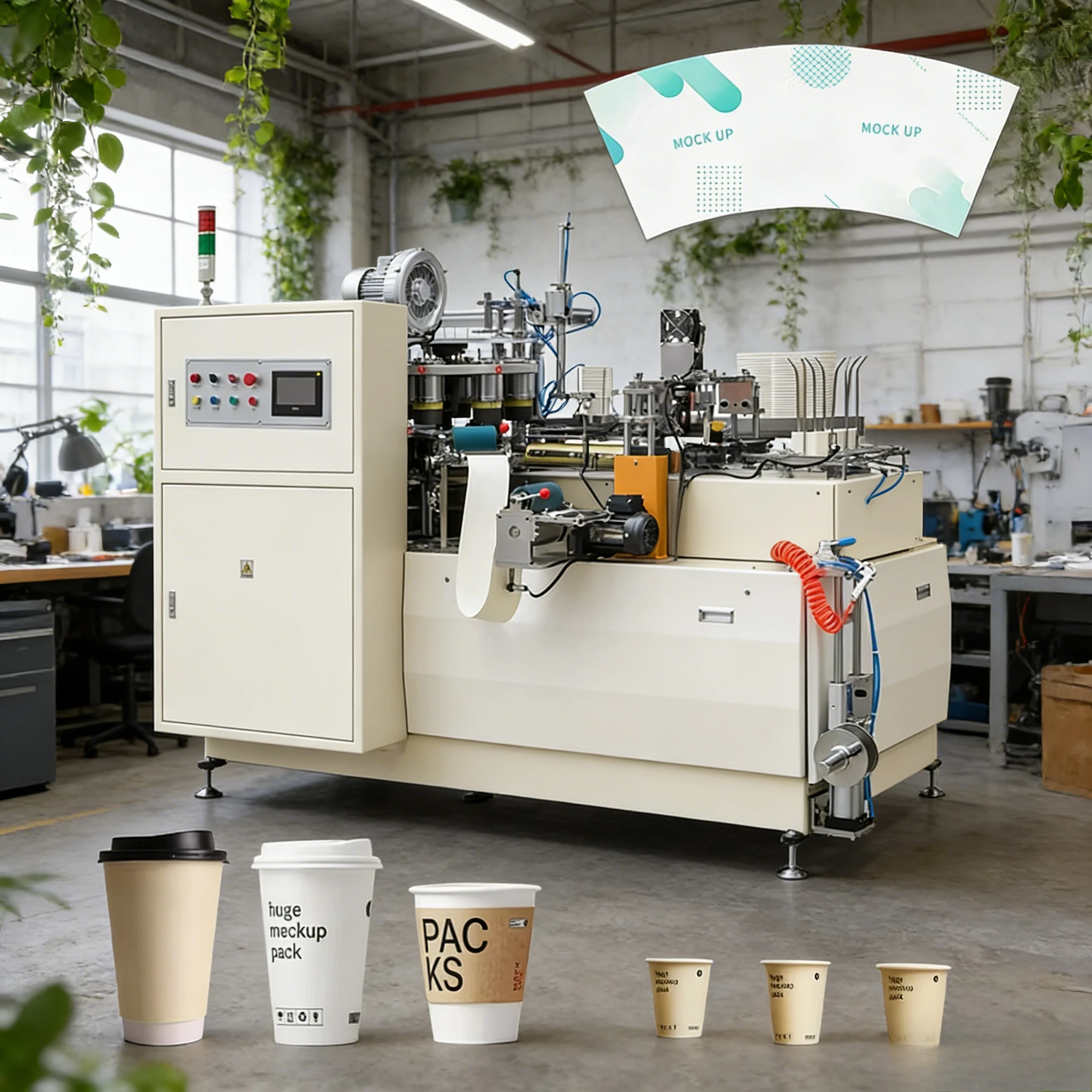 Affordable Small Paper Cup Forming Machine with Easy Transport future-pack-paper-cup-machine double pe paper cup customized
