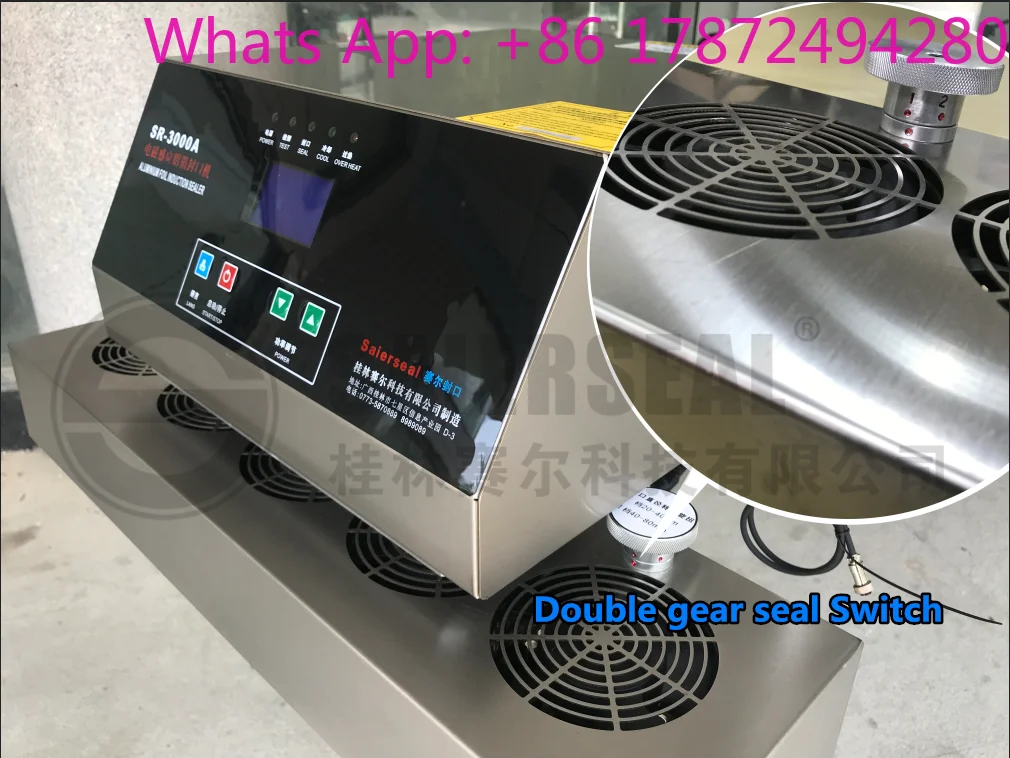 Electromagnetic Induction Sealing Machine Continuous Automatic Aluminum Foil Sealer