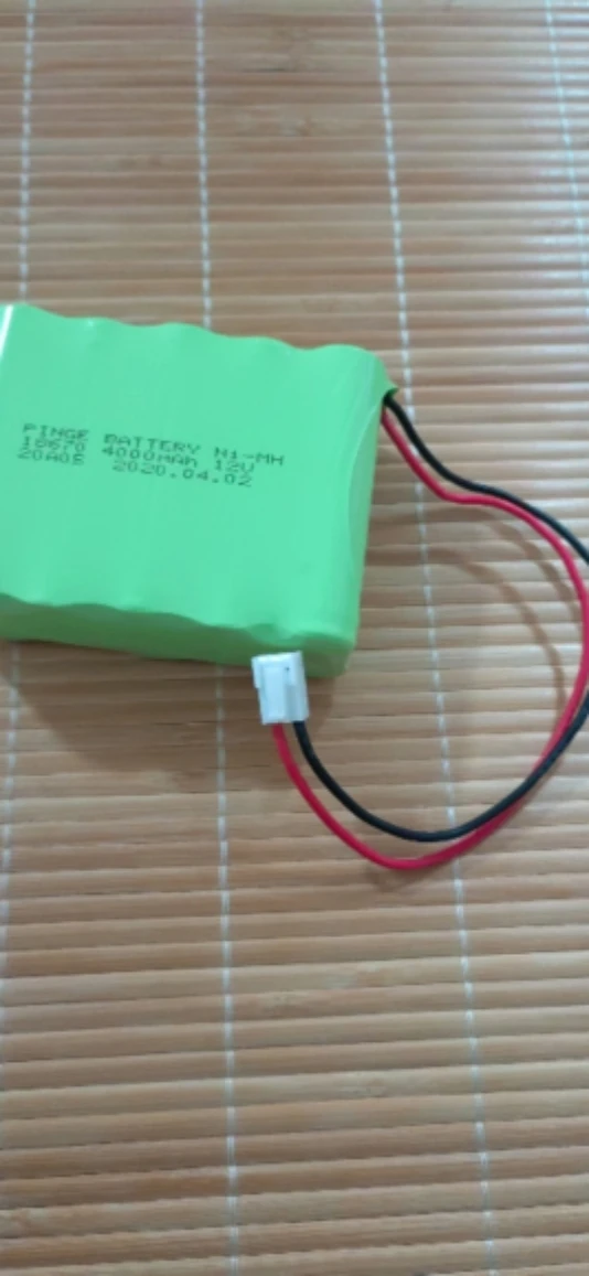 NI-MH AA 4000mAh 12V battery pack suitable for 2.54 two-wire nickel hydrogen rechargeable batteries with protection