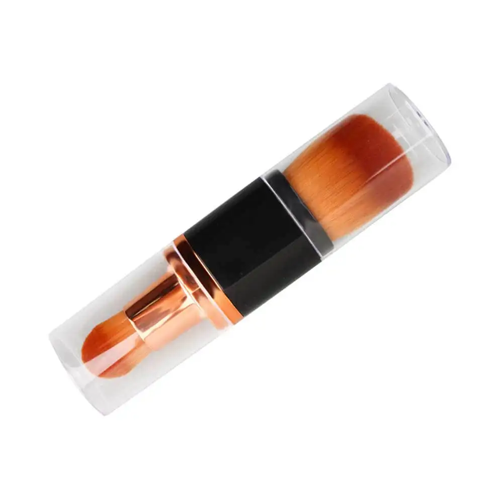 Wielofunkcyjny pędzel do makijażu Profesjonalne narzędzie do płynnej bazy, kremu, korektora, bez wypadania włosia, gęste włosie P072g