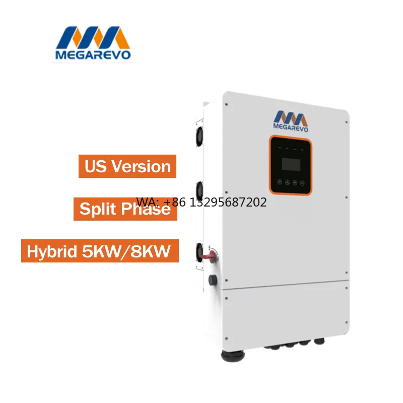 

Megarevo 5kw 8kw 10kw Hybrid Inverter Split Phase Energy Storage Inverter Low Battery Voltage