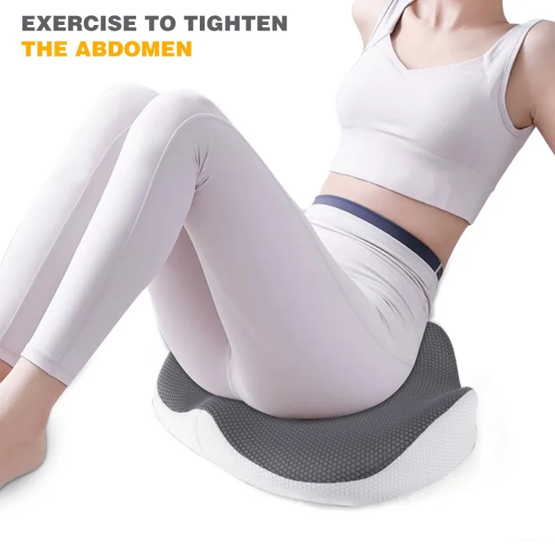 Student Sitting Cushion Waist Protection Memory Foam Seat Pad Pressure Relief Hip Support Cushion for Office Home Study Chair