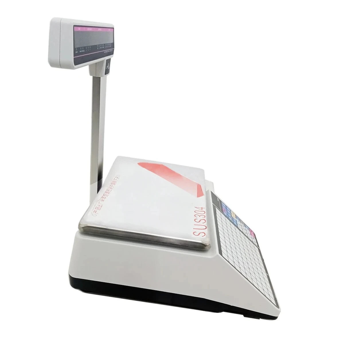 30kg Electronic Label Scale with Barcode Printer – High Precision Price Calculation for Retail Stores