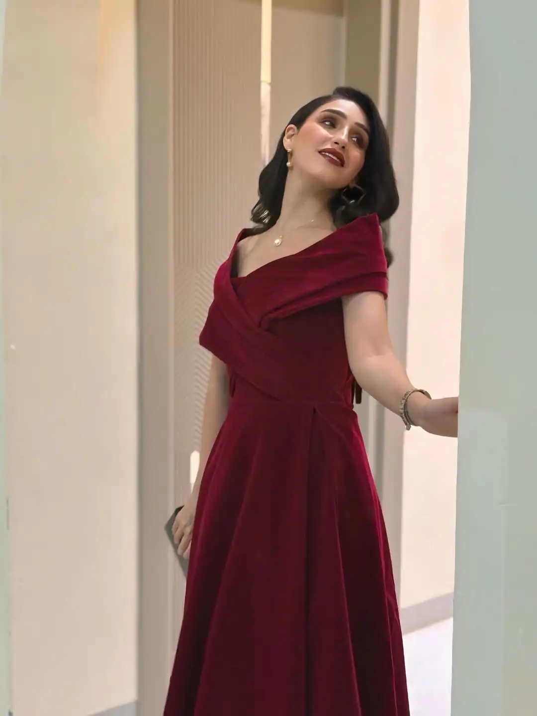 

Элегантные вечерние платья Aenyrst для торжественных случаев и выпускных вечеров, бордовые, фасона «русалка», из шифона, на заказ, длинные платья с рукавами