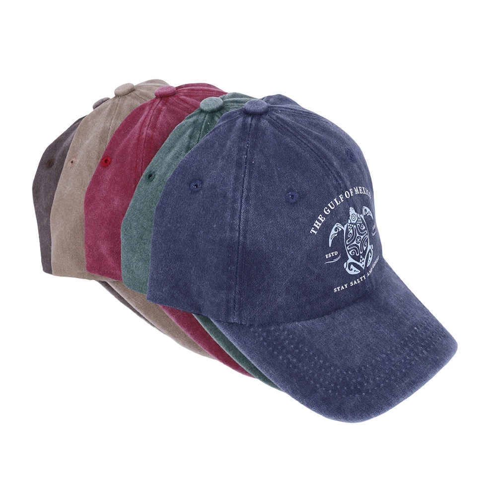 قبعة بيسبول قطنية مغسولة قبعة قطنية عتيقة قابلة للتعديل قبعة سائق الشاحنة قبعة سائق الشاحنة الرياضة في الهواء الطلق قبعة الشمس للرجال والنساء للجنسين