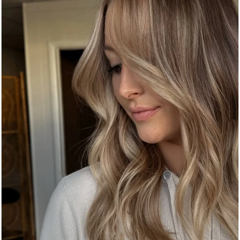 الجزء الأوسط الجذور الداكنة مقاومة للحرارة الباروكات للنساء الطبيعية شقراء براون بوب شعر مستعار الدانتيل الجبهة متموج يسلط الضوء على شعر مستعار اصطناعي