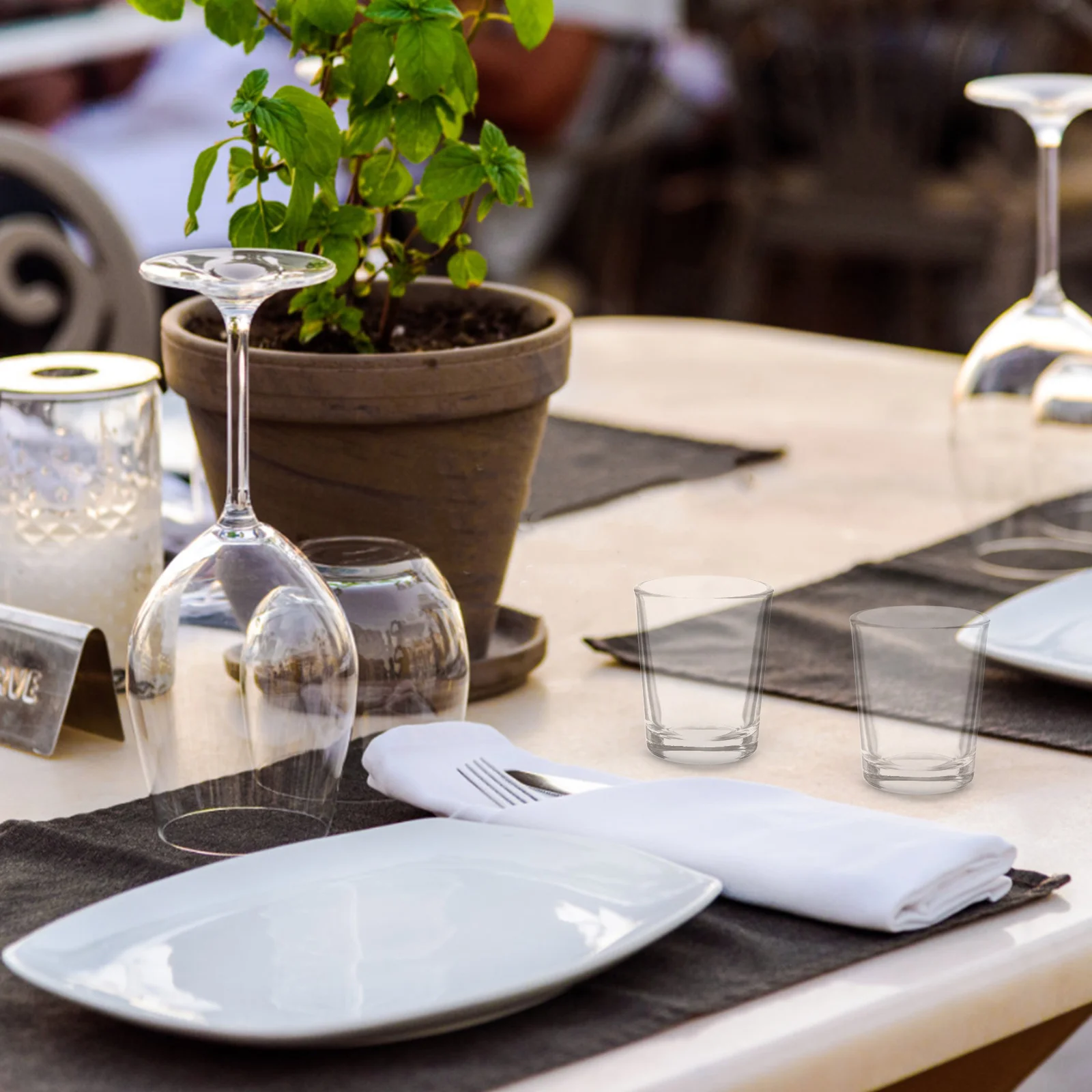 

12 шт. маленькие стеклянные чашки, кристально прозрачная толстая основа для дегустации вина, вечеринки, Дня благодарения, крещения, бокал, чашка, посуда для напитков, подарок