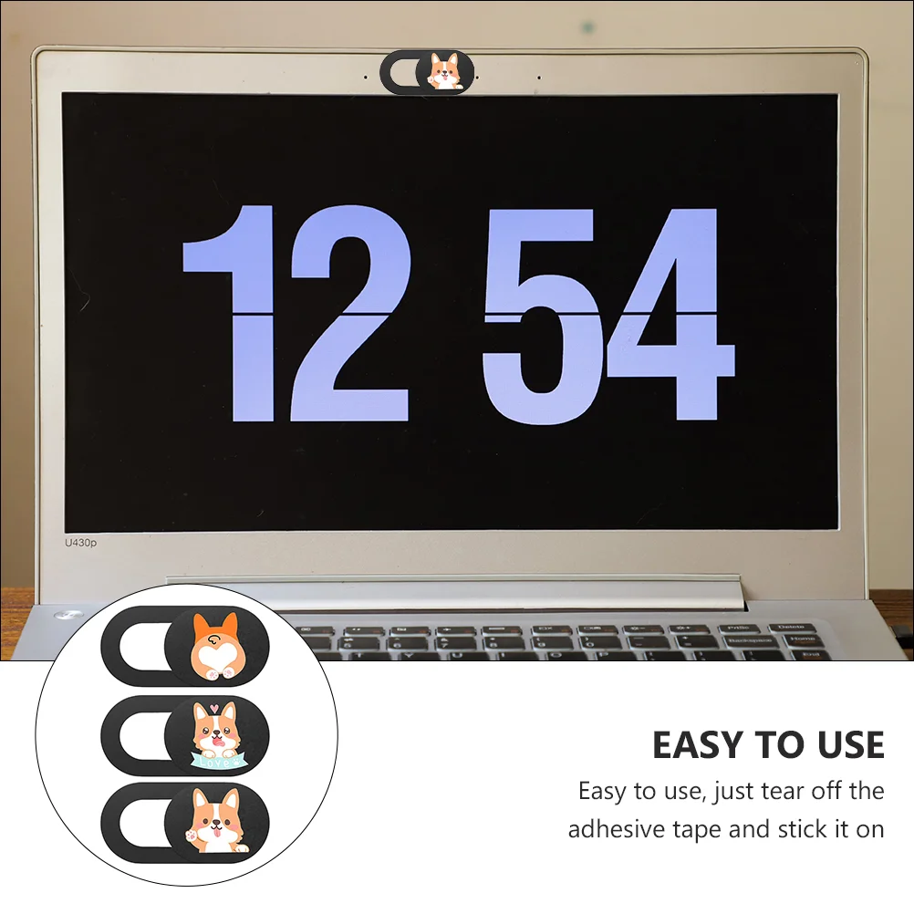 Capa de webcam para laptop, cobertura deslizante web para laptop, tablet, computador, privacidade, protetor de desktop