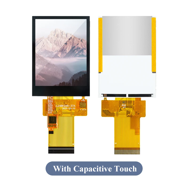 2.4 Inch Tft Display Ips Touchscreen Mcu Parallelle Poort I8080 8/16bit Tn Superwide Ili9341 Esp32 Display 37pin Connector Plug-In