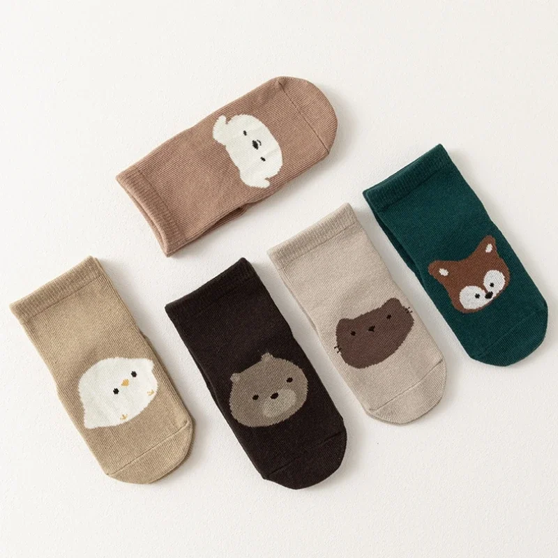 Children Baby Leg Warmer Long Socks Kids Spring Autumn Clothing Boy Girls Toddler Cartoon Mid Calf Socks Non-slip Shoes