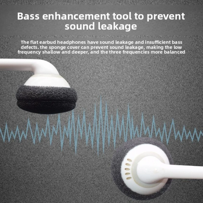 

Universal Replacement Earbud Tips for Apple AirPods Thickened Soft Sponge Noise-Isolating & Comfortable Cushions