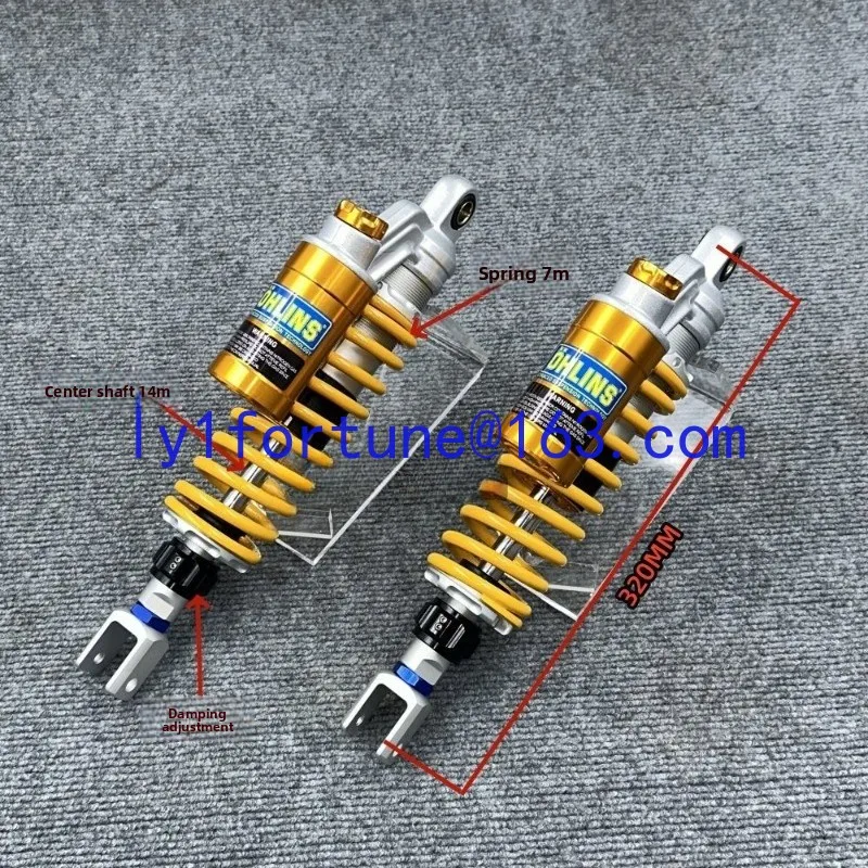 Motorrad-Modifikation OHLINS True Damping Hinterer Stoßdämpfer, OHLINS Split-Distanz 320