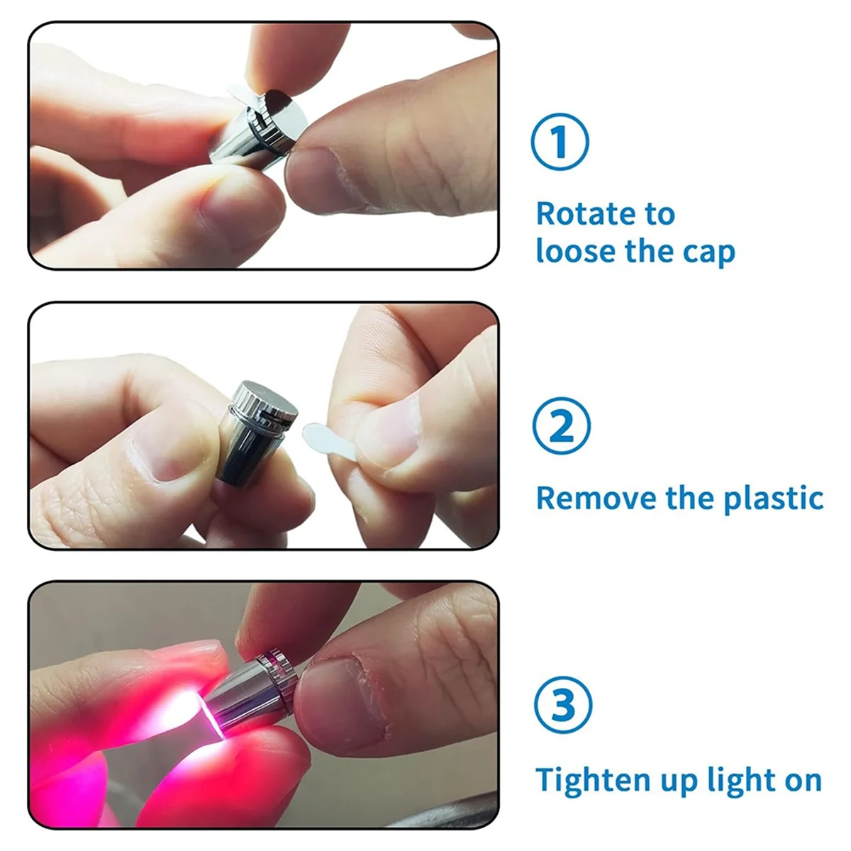 20 Pcs Miniature Led Lights,Tiny Lights for Hand Craft,Miniature Lights Battery Powered, Lights (Multi-Color Changing)