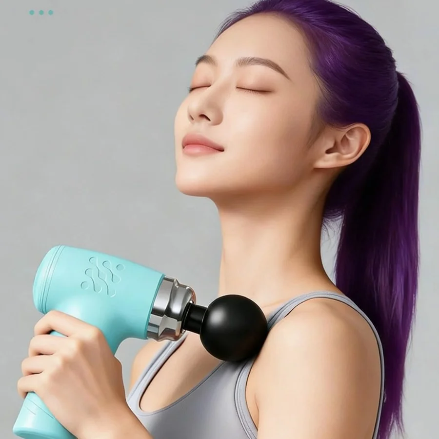 USB Mini Portable Electric Massage Gun Fascia Gun High Frequency Vibration Body Massage Gun Muscle Relaxation Fascia masajeador