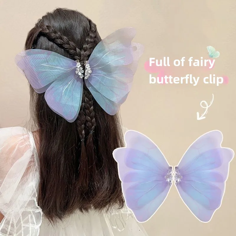 Vintage-style Hair Accessory with Stunning 3D Butterfly Design for Girls hair clips for girls